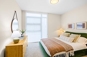 Large bedroom at l seven apartments in san francisco, ca 94103